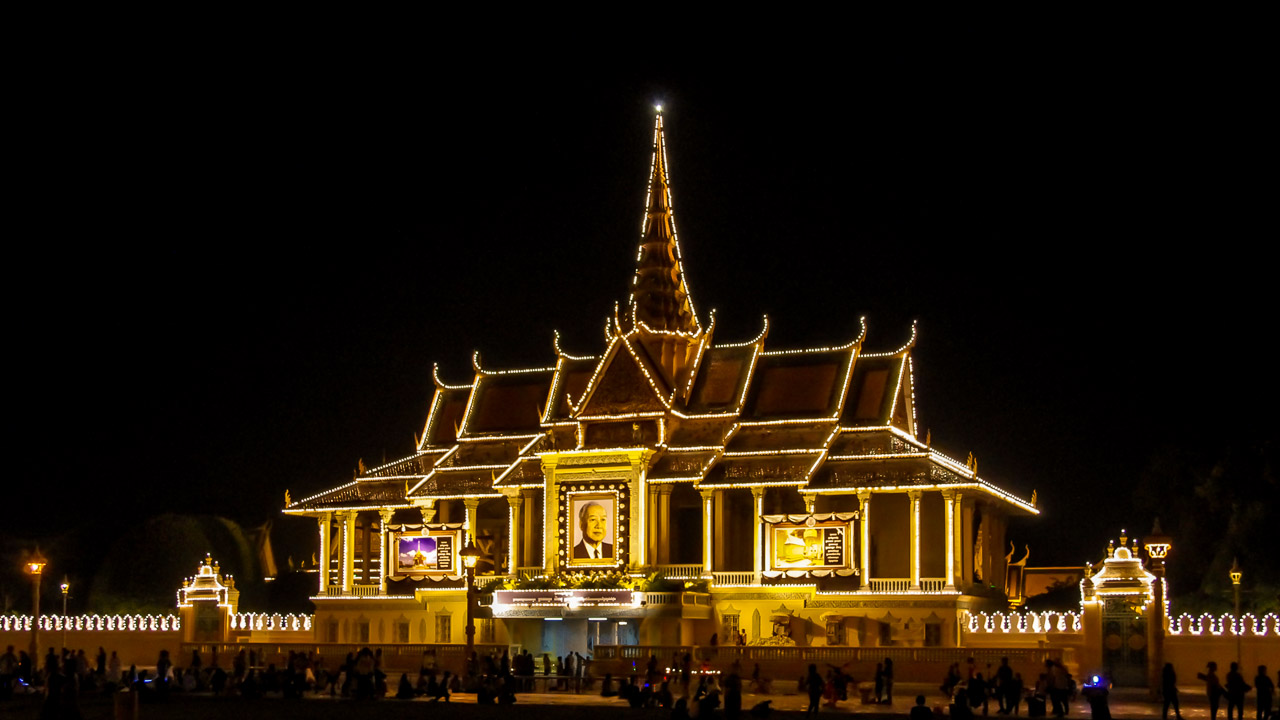 Kambodscha - Dezember 2012<br>Phnom Penh, Königspalast